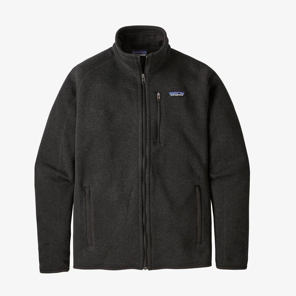 Patagonia Mens Fleece Pullover Full Zip Black